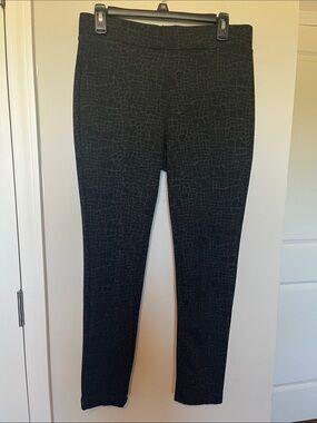 Style & Co. Black Subtle Animal Print Leggings